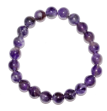 (image for) 8mm Amethyst bracelet