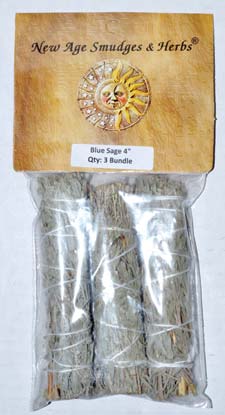 (image for) Blue Sage smudge 3pk 4"