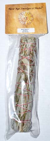 (image for) Black Sage smudge stick 8"