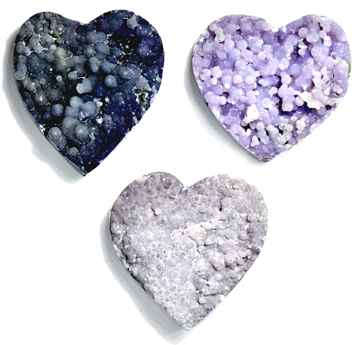 (image for) 2" Agate, Grape heart