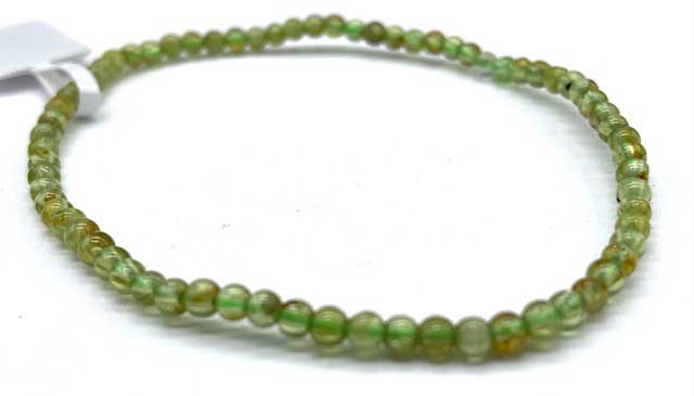 (image for) 3-4mm Peridot bracelet