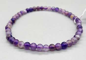 (image for) 4mm Amethyst bracelet