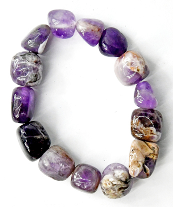 (image for) Amethyst, Chevron Nugget bracelet