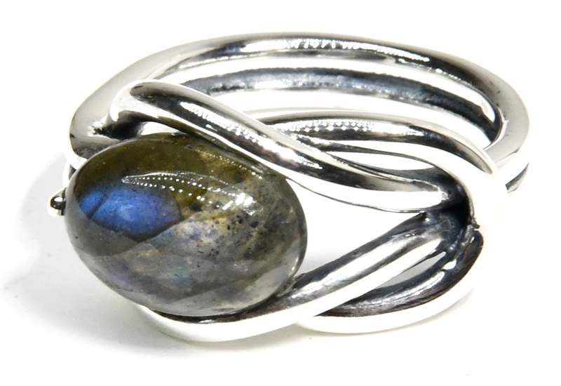 (image for) size 10 Labradorite ring