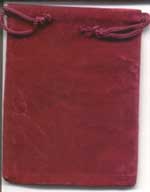 (image for) Burgundy Velveteen Bag